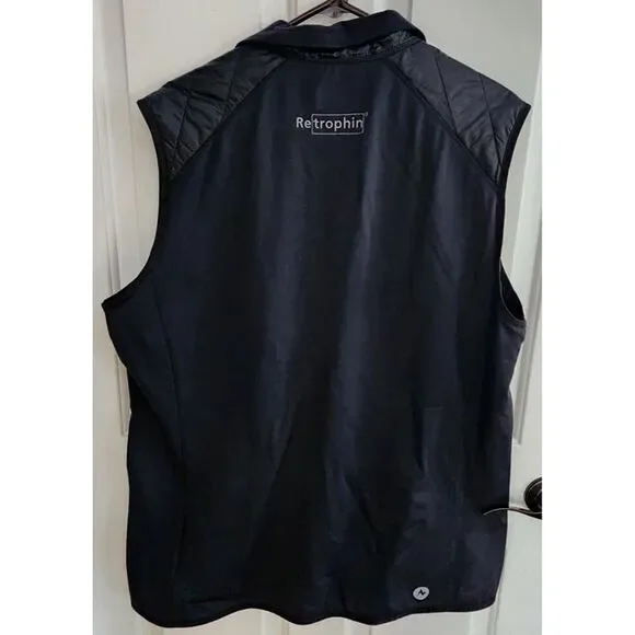 Mens Marmot Variant Vest Black Size XXL Brand Retrophin Logo Quilted Puffer 2XL - Picture 3 of 6